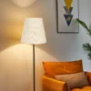 Pastoral-Style-Fabric-Lampshade-Desk-Lamp-Ceiling-Light-Cover-Lamp-Shade-for-Restaurant-Dining-Room-Tea Cúpula De Reposição Cônica Para Abajures e Lustres