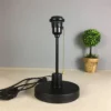 Plug-Bedside-Table-Lamp-Wooden-Tripod-Nightstand-Lamp-Base-for-Bedroom-Living-Room-Office-Black-Desktop-1 Base De Abajur Moderno e Compacto