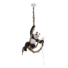 Luminária Infantil Pendente De Resina Formato Urso Panda Chinês
