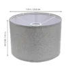 S628826cac7294102a9a927486ff4d20eg Cúpula De Abajur Redondo Tecido Para Reposição