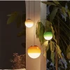 Pendente Bola De Vidro Cores Gradiente Luz LED