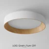 S719892d493414d1b8b4a923d689cf260A Luminária Sobrepor Moderna Redonda Difusor Acrílico e Luz de LED