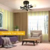 S730a973f0649442fa3238a8a8753c3cdF Luminária Sobrepor Moderna Sputnik Preta