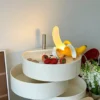 S8e240f54bfee45a19988e3e3ff3d8e24y Luminária De Mesa Banana Com Luz De Led