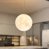 Pendente Moderno Bola Acabamento Textura Imitando A Luz — pendente moderno bola acabamento da Miresa, loja-de-luminárias-São-Paulo.