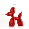 Sc9d1514fbda24995b3db5f13b528f2a5D Escultura Cultura Pop Resina Balão Dog
