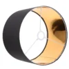 Sd12dc02357f6476f8320ae0f61b7fa5fJ Cúpula Redonda Preta Interno Dourado De Reposição Para Abajur