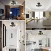 Semi-Flush-Mount-Lustre-Moderno-Ilumina-o-do-Meio-S-culo-Lumin-ria-Negra-Perto-do-1 Luminária Sobrepor Moderna Sputnik Preta
