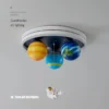 Sf0b17f6df68344c38bb977f7e00a4e06z Luminária Sobrepor Infantil Astronauta Com Planetas