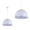 Simple-and-Beautiful-Hemispherical-Metal-Pendant-Light-Best-Price-Modern-suspension-lamp-home-bar-store-lighting Pendente Clássico 1/2 Esfera De Alumínio