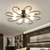 Suspender-Lustre-de-teto-moderno-Quarto-principal-criativo-Lumin-rias-dom-sticas-suspensas-L-mpada-Lustre-3 Luminária Sobrepor Contemporânea Lâmpada Aparente