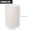 Table-Lamp-Floor-Light-Lampshade-Modern-Linen-Lamp-Shade-Washable-Lamp-Shade-1 Cúpula Reposição Cônica Para Abajur e Pendentes Cor Bege ou Cinza