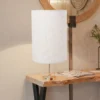 Table-Lamp-Floor-Light-Lampshade-Modern-Linen-Lamp-Shade-Washable-Lamp-Shade-2 Cúpula Reposição Cônica Para Abajur e Pendentes Cor Bege ou Cinza