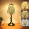 Toque-sem-fio-Escurecimento-Night-Light-cristal-retro-abajur-USB-Eye-Prote-o-Desk-Lamp-Coffee-2 Abajur Dourado De Toque Sem Fio USB