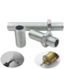 Tubo Roscado Lâmpada M10 Cabeça Galvanizada Base Fixa
