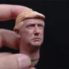 Unpainted-Cabe-a-Sculpt-para-Masculino-EUA-Pato-Donald-1-6-Cabe-a-Escultura-Escultura-Modelo Cabeça Esculpida Masculino EUA Donald Trump President