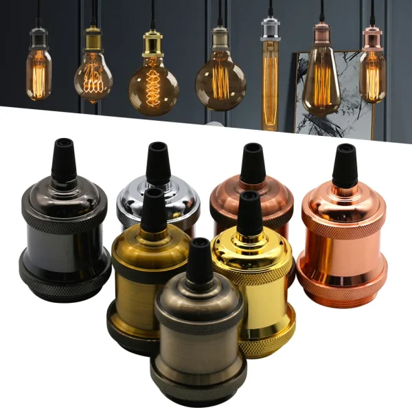Vintage-Retro-Edison-Lamp-E27-Socket-Pendant-Lights-Bulb-Socket-Screw-Base-Aluminum-Light-Industrial-Retro-1