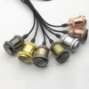 Vintage-Retro-Edison-Lamp-E27-Socket-Pendant-Lights-Bulb-Socket-Screw-Base-Aluminum-Light-Industrial-Retro Cabo Eletrificado Fio Vintage Retro Edison E-27