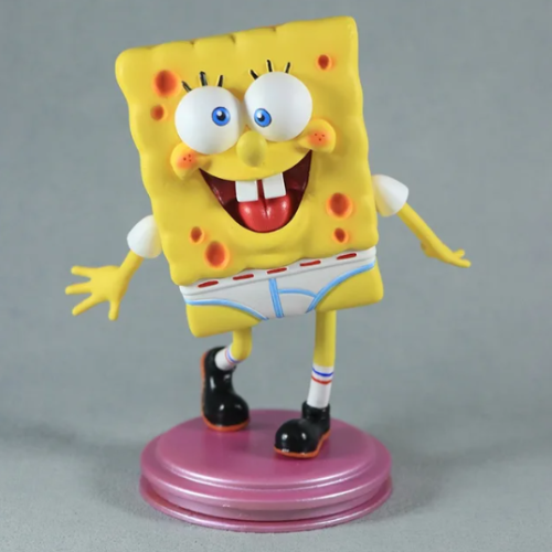 Escultura Bob Esponja e Patrick Star Cultura Pop