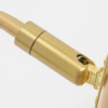 4 arandela dourado e preto marca miresa Arandela Minimalista Para Leitura Cabeça Gira 360