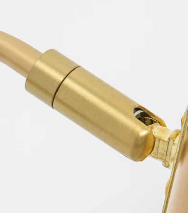 4 arandela dourado e preto marca miresa Arandela Minimalista Para Leitura Cabeça Gira 360