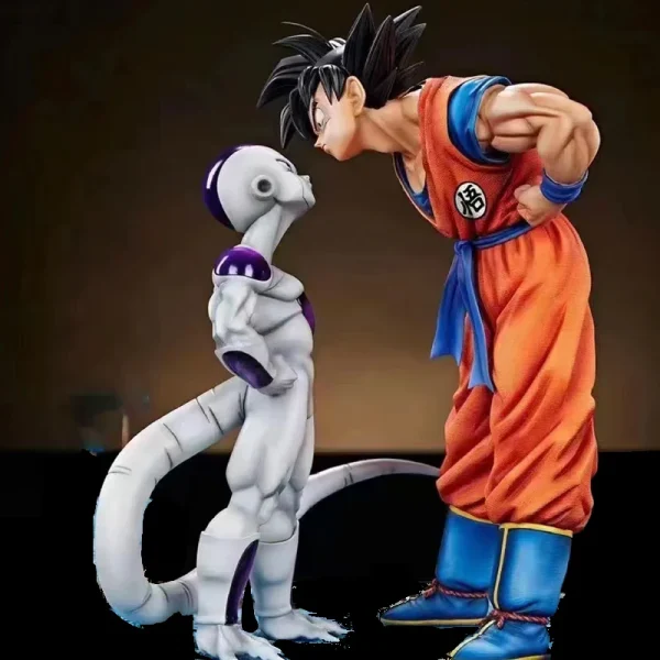 Anime-Dragon-Ball-Z-Freeza-Vs-Filho-Estatueta-Goku-GK-PVC-Action-Figures-Cole-o-Est
