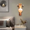 Criativo-L-mpadas-de-Parede-Modernas-Parede-Fundo-Personalizado-LED-Girafa-Luz-Decorativa-para-Sala-Quarto-1 Luminária Infantil (Criança), Arandela Girafa Com Bola Branca