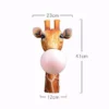 Criativo-L-mpadas-de-Parede-Modernas-Parede-Fundo-Personalizado-LED-Girafa-Luz-Decorativa-para-Sala-Quarto-3 Luminária Infantil (Criança), Arandela Girafa Com Bola Branca