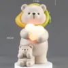 Decora-o-bonito-da-est-tua-do-urso-grande-luz-do-assoalho-esculturas-do-arm-rio-2 Luminária Infantil Estátua Urso