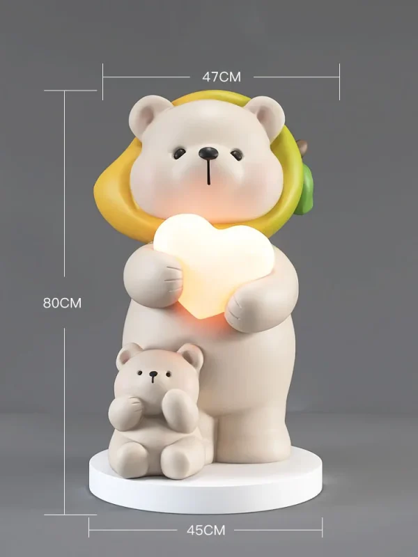 Decora-o-bonito-da-est-tua-do-urso-grande-luz-do-assoalho-esculturas-do-arm-rio-2