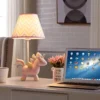 Homhi-Unic-rnio-l-mpada-de-mesa-decorativa-para-crian-as-ilumina-o-interior-quarto-quarto-2 Luminária Infantil Unicórnio Com Cúpula Abajur