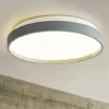 L-mpada-de-teto-m-nima-n-rdica-Lumin-ria-interior-Decora-o-moderna-para-quarto Luminária Sobrepor Redonda Moderna