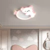 L-mpada-do-teto-do-urso-de-pel-cia-kawaii-para-meninas-design-bonito-dos-desenhos-3 Luminária Sobrepor Infantil Urso Com Luz Led