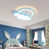 L-mpada-moderna-do-teto-dos-desenhos-animados-do-diodo-emissor-de-luz-Nuvem-e-Lustre-1 Luminária Quarto Criança (Infantil), formato Nuvem