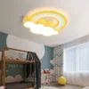 L-mpada-moderna-do-teto-dos-desenhos-animados-do-diodo-emissor-de-luz-Nuvem-e-Lustre-2 Luminária Quarto Criança (Infantil), formato Nuvem