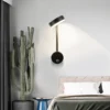 L-mpadas-de-parede-LED-n-rdicas-internas-com-interruptor-candeeiro-ajust-vel-9W-luzes-para Arandela Minimalista Cabeceira Para Leitura