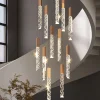 Lustre-Longo-Espiral-Moderno-Lustre-Escadaria-LED-Moderno-Duplex-Loft-Criativo-Villa-Sala-Quarto-Cristal-de-1 Lustre Longo Espiral Para Escadas e Teto Duplo Mezanino
