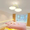 Lustre-Rainbow-Clouds-Teto-LED-Light-L-mpada-pingente-de-teto-para-meninas-Lustre-de-teto-1 Luminária Infantil Quarto de Bebê, Formato Nuvem e Arco-íris
