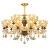 Lustre-de-cristal-luxuoso-para-sala-l-mpada-de-cristal-francesa-atmosfera-minimalista-luz-da-escada Lustre Cristal Luxuoso Design Francesa