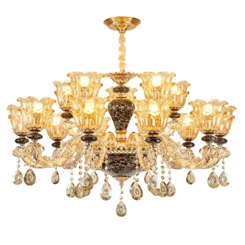 Lustre Cristal Luxuoso Design Francesa