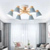 Lustre-de-madeira-maci-a-n-rdico-para-sala-de-estar-l-mpada-do-teto-lustre-1 Luminária Sobrepor Moderno Cúpula Metal Cônica