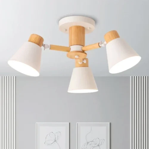 Luminária Sobrepor Moderno Cúpula Metal Cônica