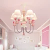 Lustre-infantil-estilo-n-rdico-de-rosa-pony-para-meninos-e-meninas-l-mpada-para-estudo-1 Lustre Infantil Pony Estilo Nórdico Rosa ou Azul