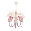 Lustre-infantil-estilo-n-rdico-de-rosa-pony-para-meninos-e-meninas-l-mpada-para-estudo Lustre Infantil Pony Estilo Nórdico Rosa ou Azul
