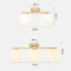 Luz-de-teto-de-vidro-n-rdico-com-bola-branca-l-mpada-do-corredor-ilumina-o-5 Luminária Sobrepor Dourado Com Bolas Vidro Brancas