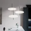 Pendente Moderno Disco Voador Acrílico 50cm