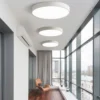 Montagem-em-superf-cie-L-mpada-de-teto-L-mpada-do-teto-Sala-Quarto-Corredor-Varanda-2 Luminária Sobrepor Infantil Redondo Difusor Acrílico e Luz LED
