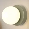 Foto de arandela Moderna Bola De Vidro, arandela de vidro moderna bola, catálogo Miresa, loja-de-luminárias-São-Paulo.