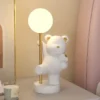 Nordic-Rabbit-LED-Table-Lamp-Decora-o-do-Quarto-Nightlights-Atmosfera-Night-Light-Cute-Bunny-Luxo-2 Luminária Infantil (Quarto Criança), Abajur Bola Branca e Escultura Urso