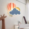 Nuvem-arte-design-arandelas-luz-de-parede-para-corredor-cabeceira-quarto-da-crian-a-l-mpadas Luminária Infantil (Criança), Arandela Formato De Nuvem